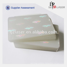 Hologram transparent pouches for school student id card